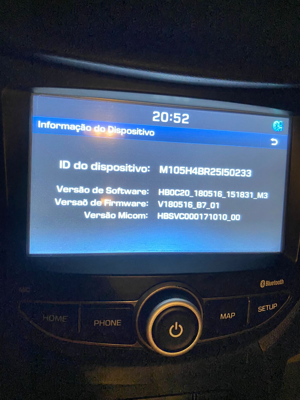 Software do carro